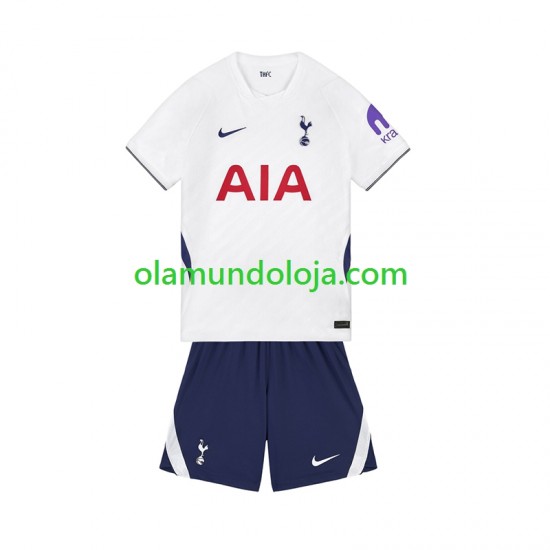 Camisola Tottenham Hotspur Criança Equipamento Primeiro 2026-2027 Manga Curta